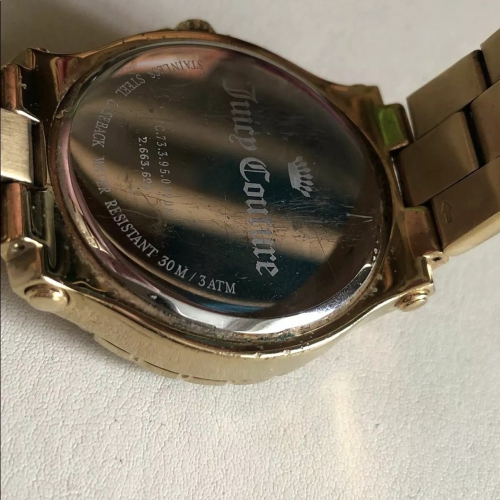 Juicy Couture Watch Gold Multi Stone Bracelet - Picture 4 of 5